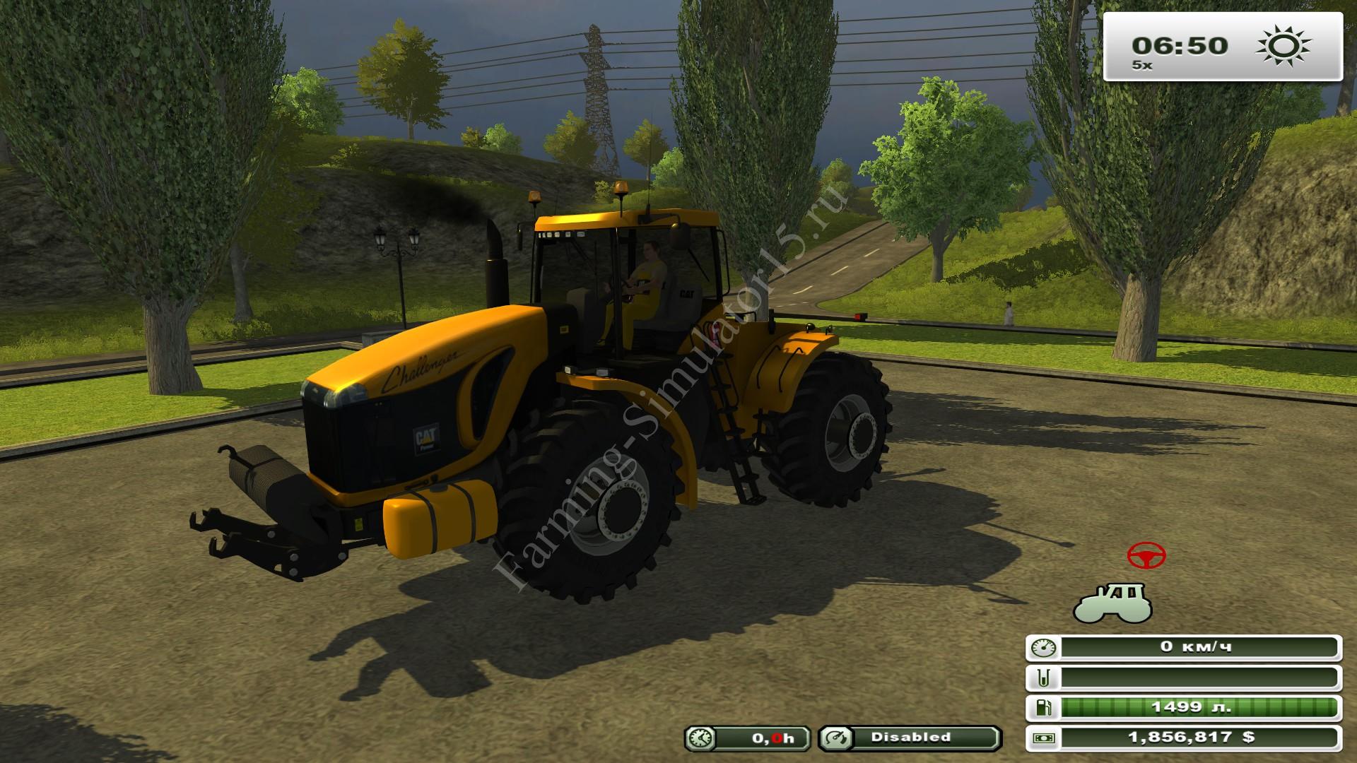 CAT Challenger MT 955c v 2.0 - мод трактор Farming Simulator 13