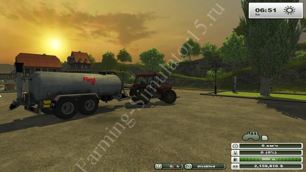 FLIEGL VFW 18000 v 1.0 - мод прицеп для навоза Farming Simulator 13