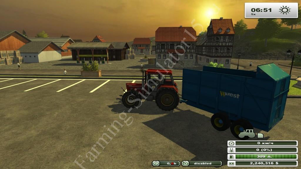 Harry West 10T Silage Trailer v 1.0 - мод прицепа для силоса Farming Simulator 13, Farming Simulator 2013