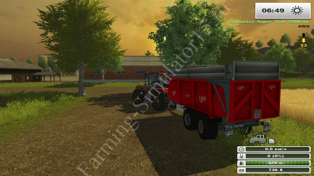 Мод прицепа Benne Lair v 1.0 More Realistic, Farming Simulator 2013, Farming Simulator 13