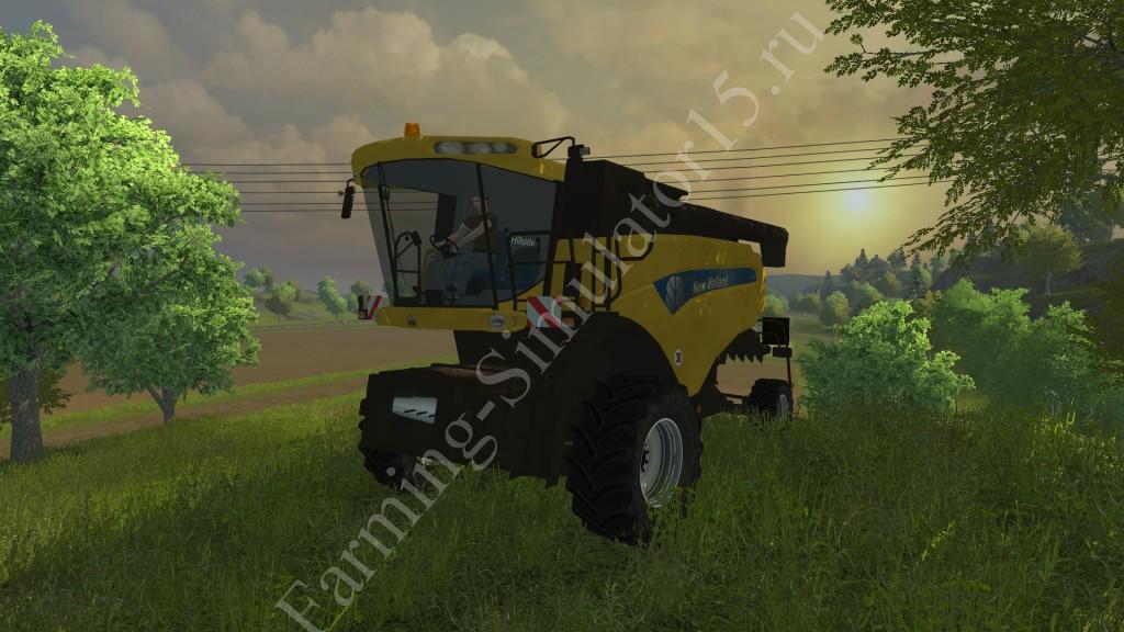 Мод комбайна New Holland CX 5090 Hillside v 2.0 Farming Simulator 2013, Farming Simulator 13