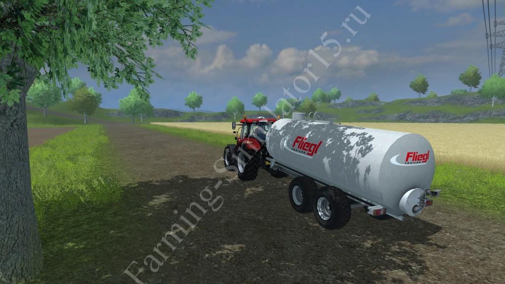 Мод прицепа для навоза Fliegl Pump v 1.0 Farming Simulator 2013, Farming Simulator 13