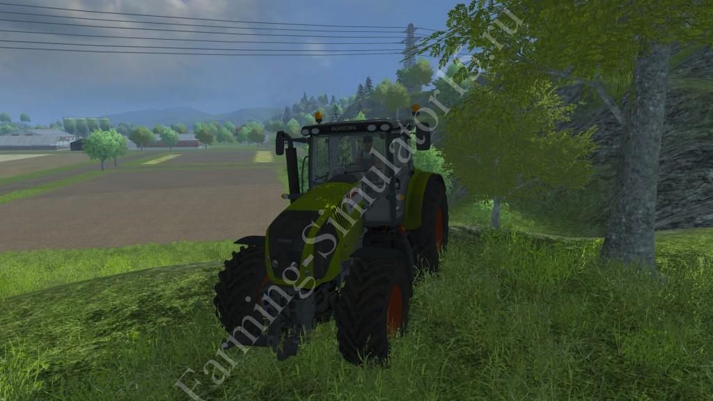Мод трактора Claas Axion 850 v 2.1 Farming Simulator 2013, Farming Simulator 13