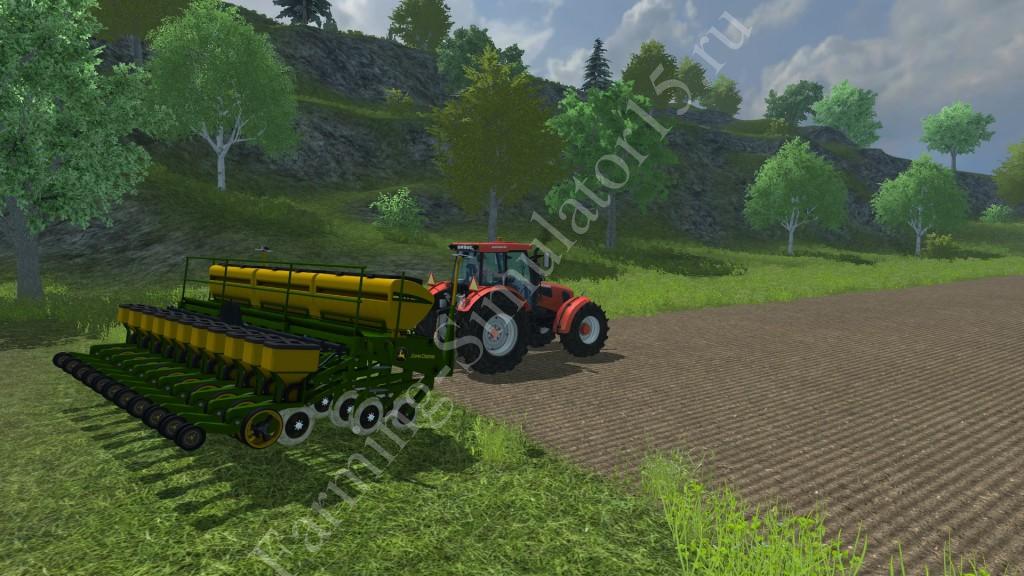 Видео мод сеялки John Deere 1111 v 1.5 Farming Simulator 2013, Farming Simulator 13