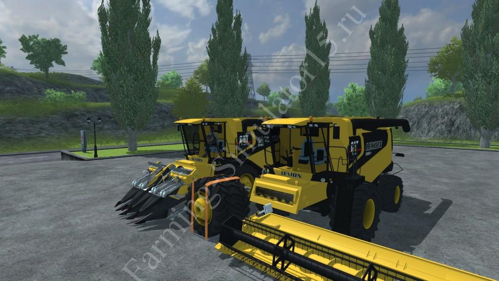 Мод комбайна CAT Lexion 590R and 580R v 2.0 Farming Simulator 2013, Farming Simulator 13