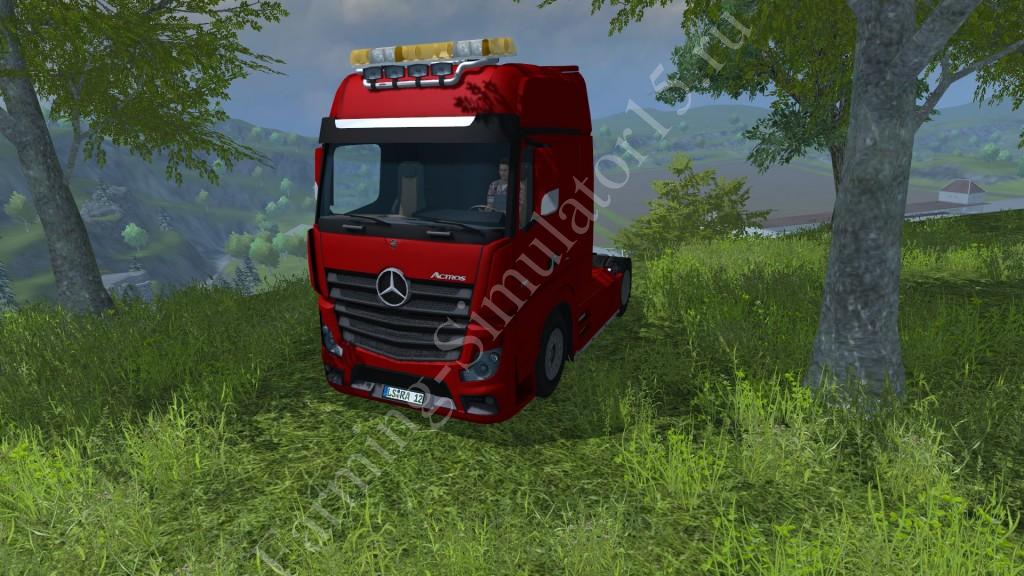Мод грузовика Mercedes Actros MP4 v 1.0 Farming Simulator 2013, Farming Simulator 13