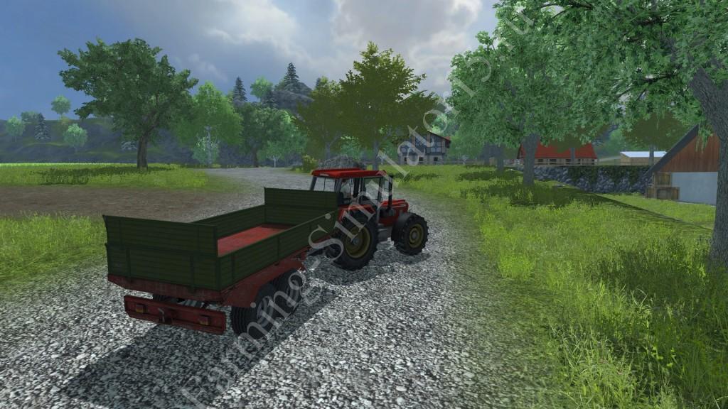 Мод двуосного прицепа Krone Tandem Kipper V 1.0 Farming Simulator 2013, Farming Simulator 13