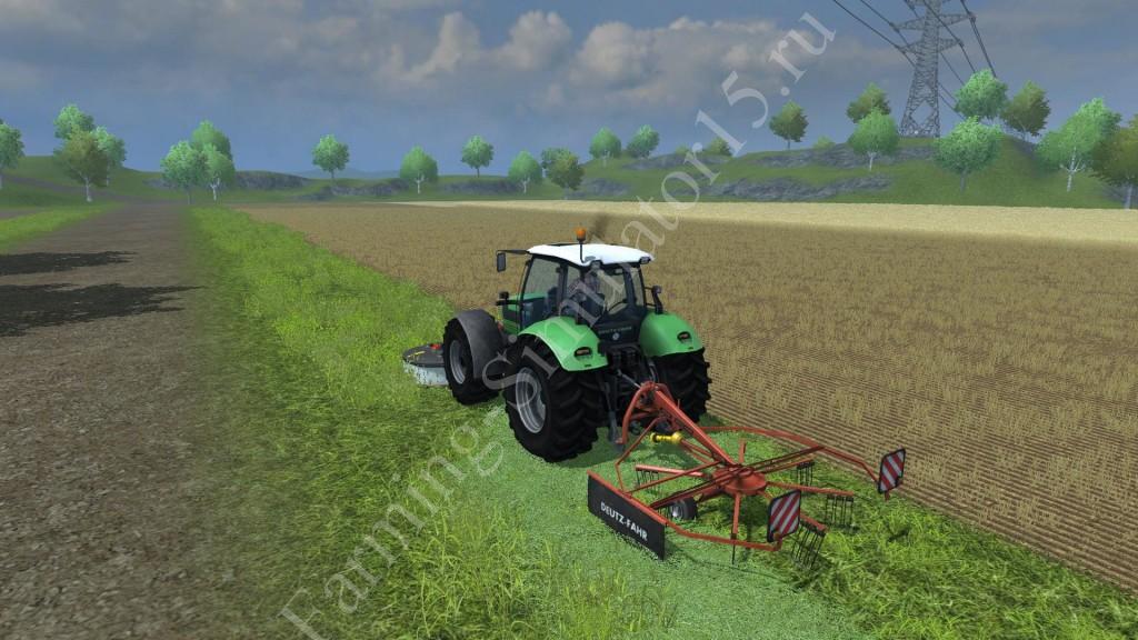 Мод ворошилки Fahr KS 85 DN v 1.0 Farming Simulator 2013, Farming Simulator 13