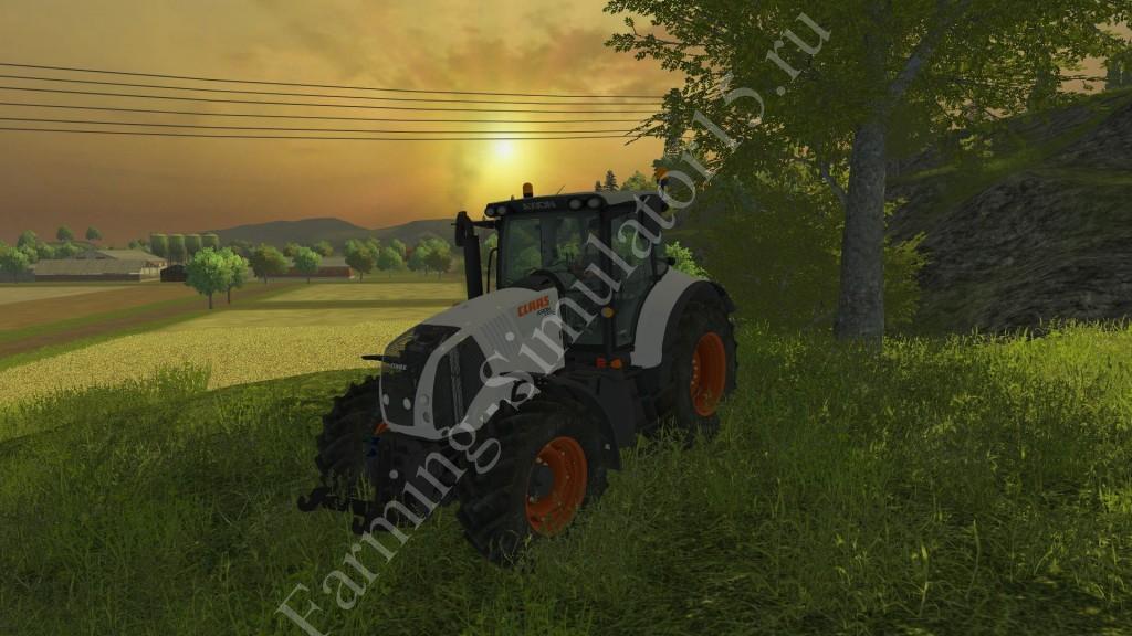 Мод трактора Claas Axion 830 v 2.0 New Skin Farming Simulator 2013, Farming Simulator 13