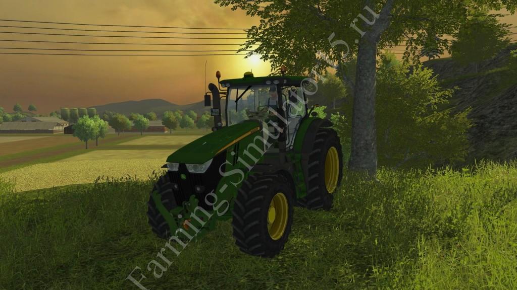 Мод трактора John Deere 7200R v 2.0 Farming Simulator 2013, Farming Simulator 13