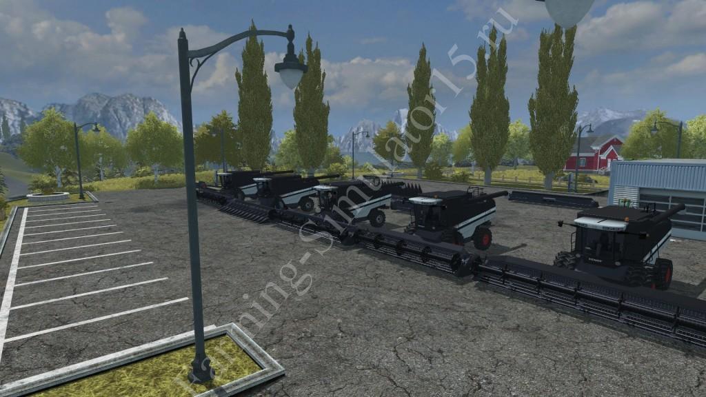 Мод комбайна Fendt 9460 R Black Beauty v 5.5 Farming Simulator 2013, Farming Simulator 13