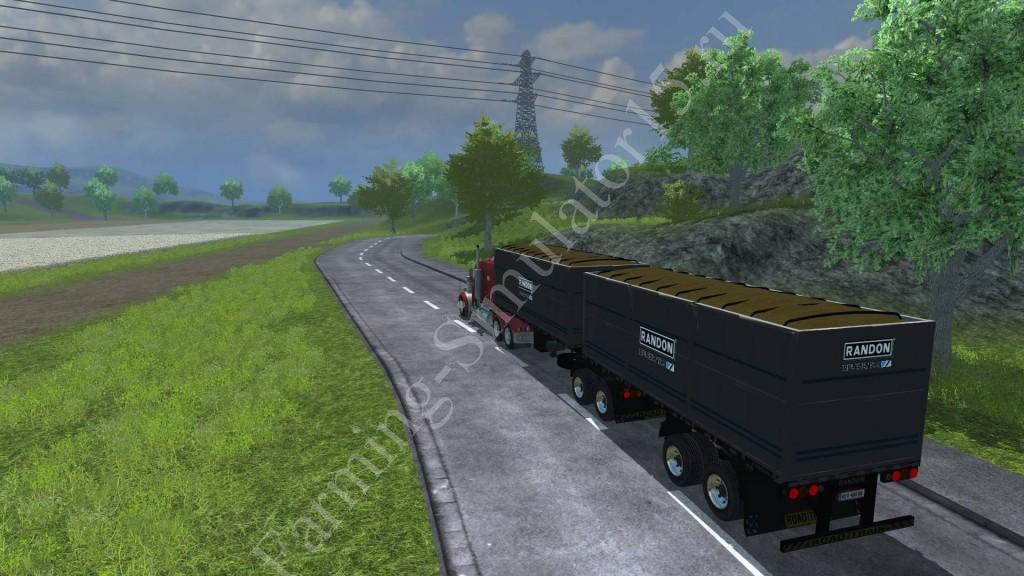 Мод полуприцепа Randon BiTrem Getreideauflieger v 1.0 Farming Simulator 2013, Farming Simulator 13