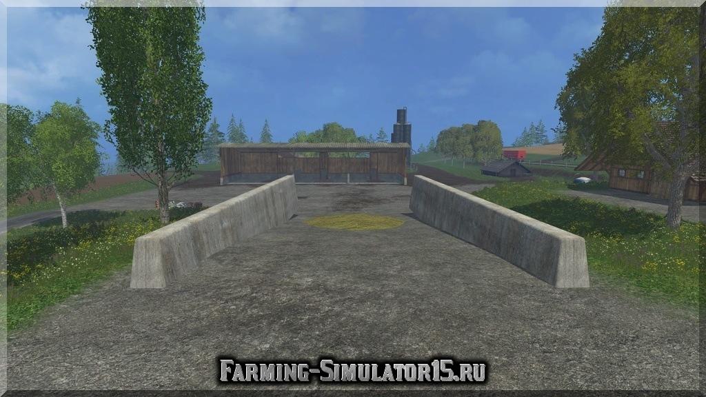 Мод Bunker Silo v 1.0 Placeable Farming Simulator 2015, 15