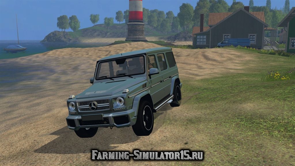 Мод легкового автомобиля Mercedes-Benz G65 AMG Farming Simulator 15, 2015