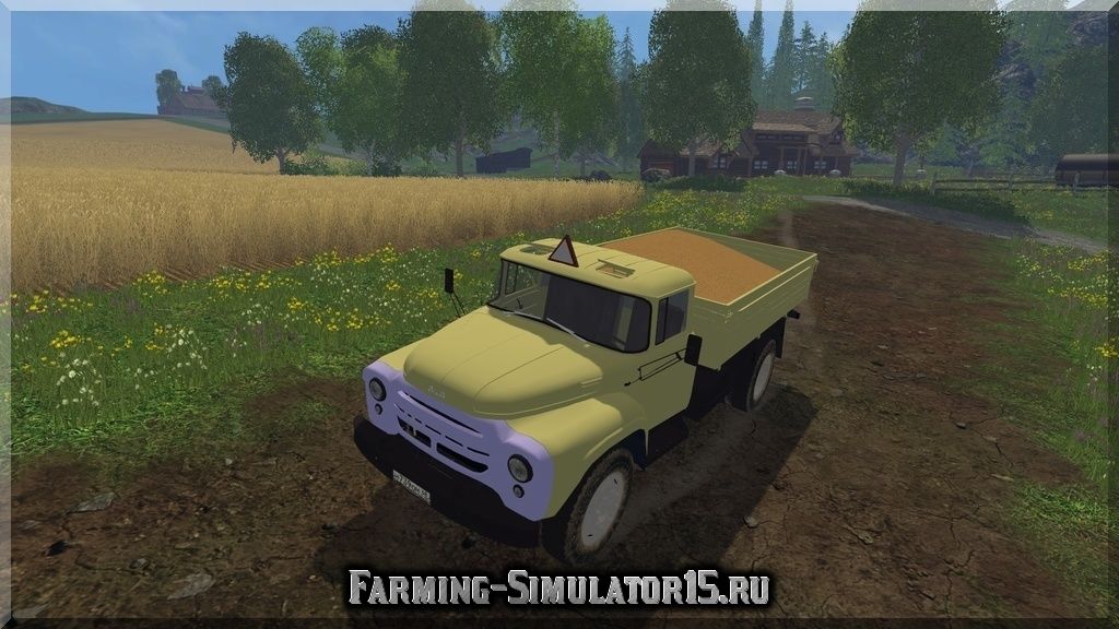 Мод грузовика ЗИЛ ZIL 130 v 1.1 Farming Simulator 2015, 15