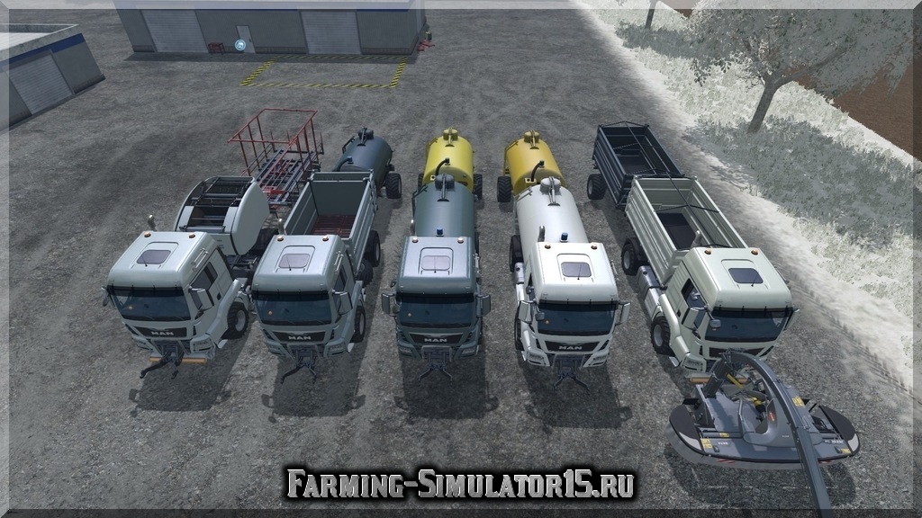Мод ПАК грузовиков Man Pack Farming Simulator 2015, 15