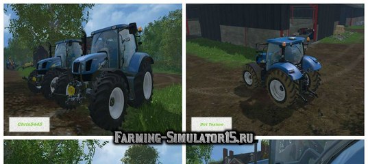 Мод трактор New Holland T6040 v 1.0 Farming Simulator 2015