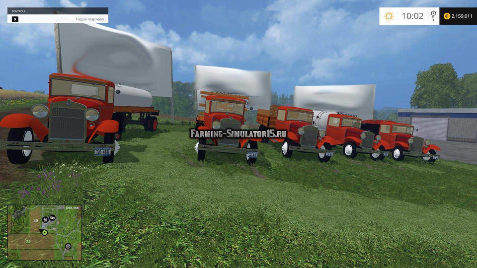 Мод ПАК грузовиков FORD AA PACK V2.0 Farming Simulator 2015