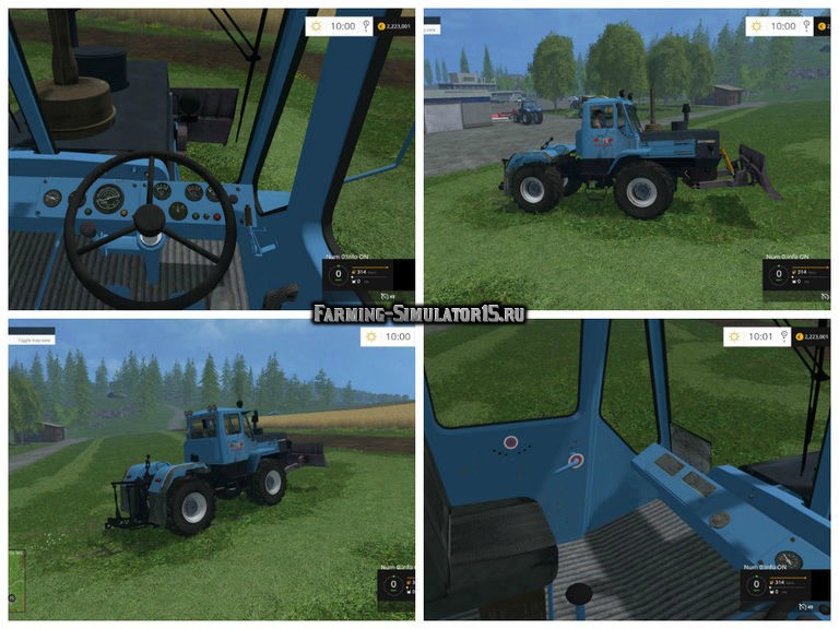 Мод трактор ХТЗ T-150K 09 With Blade v 1.5 Farming Simulator 15