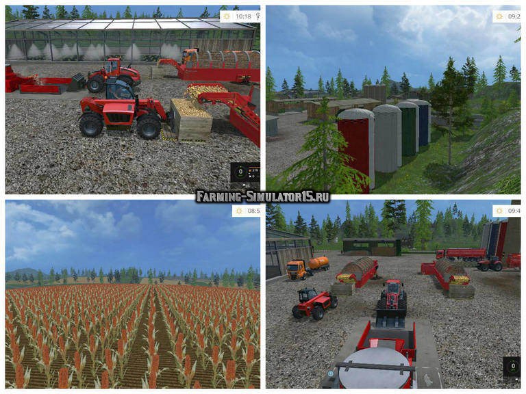 Мод карта Black Rock Valley Final Map By Stevie HSSMF Farming Simulator 15