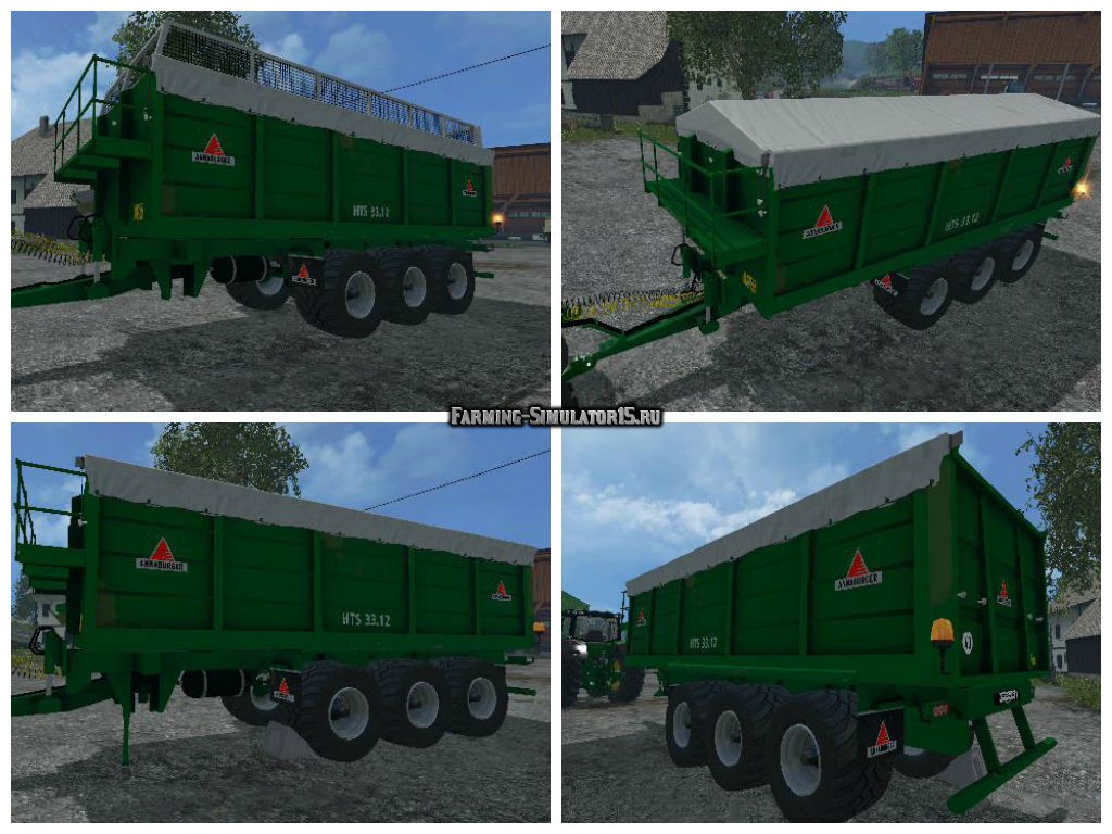 Мод прицеп Annaburger HTS 33.12 v 2.0 Farming Simulator 2015