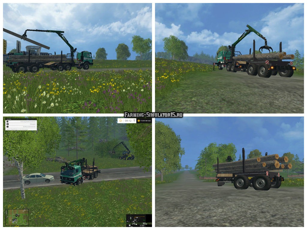 Мод грузовик Mercedes Benz SK 1935 v 1.0 Forst Editon Farming Simulator 15