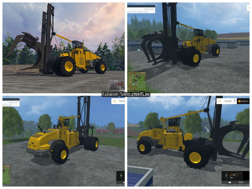 Мод погрузчик LeTourneau v 1.0 Farming Simulator 2015