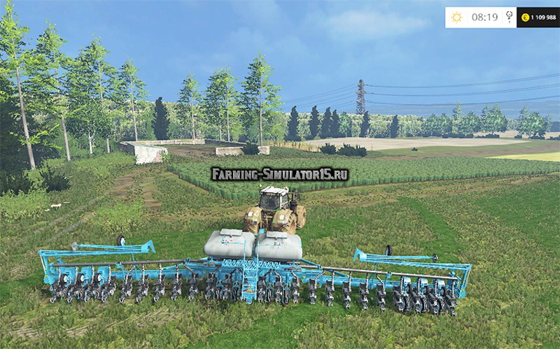 Мод сеялка Kinze 3800 v 2.0 Farming Simulator 15