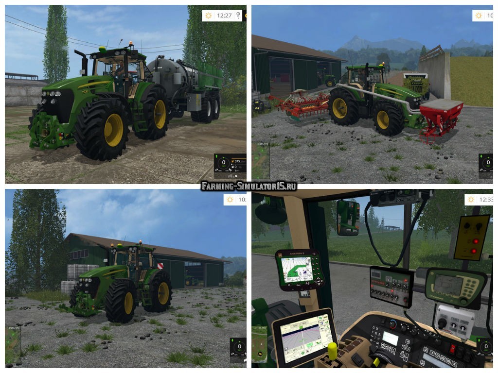 Мод трактор John Deere 7930 v 1.1 Farming Simulator 15