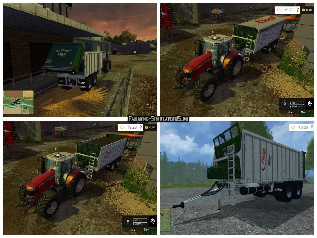 Мод прицеп Fliegl ASW v 1.0 Beta Farming Simulator 15