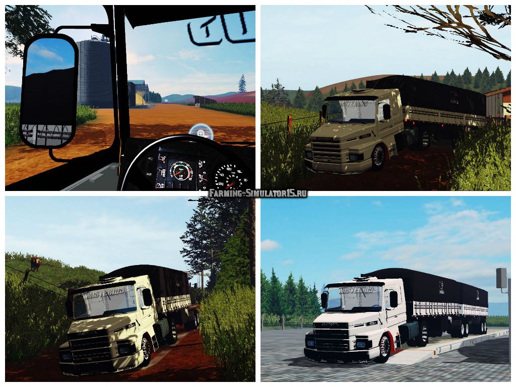 Мод грузовик SCANIA T 113Н V1 Farming Simualtor 15