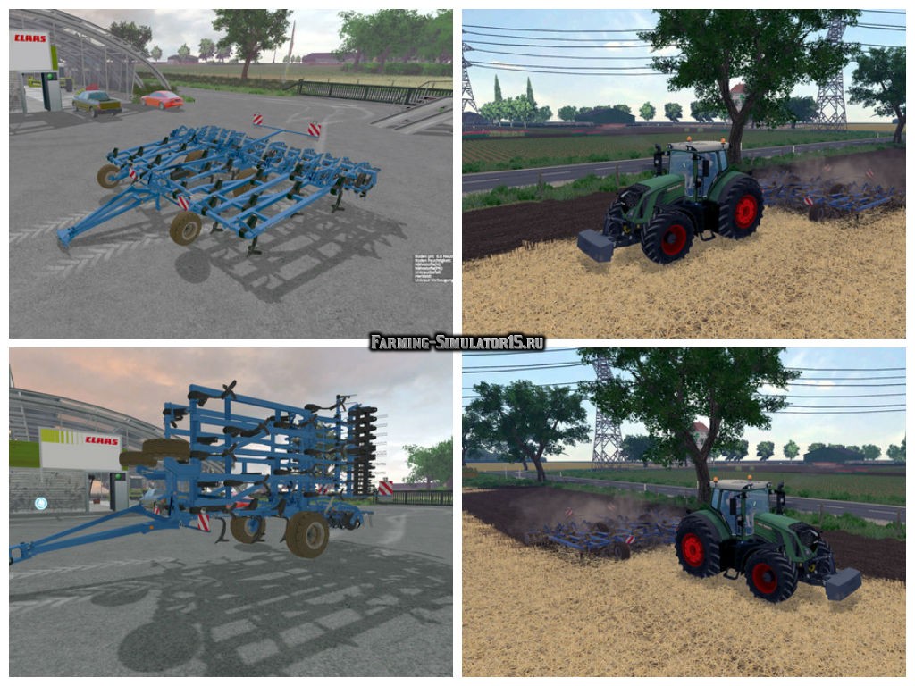 Мод культиватор Kockerling Vector 700 v 1.0 Farming Simulator 15