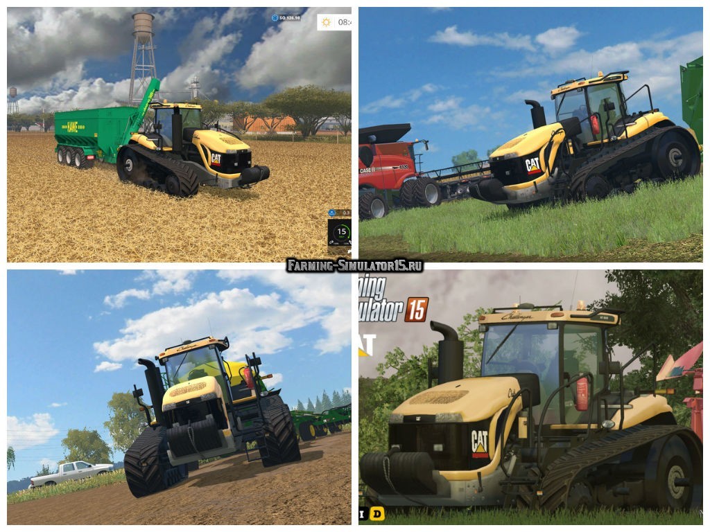 Мод трактор Cat Challenger MT865B v 1.3 Farming Simulator 2015