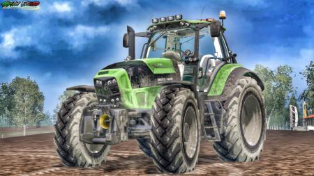 Мод трактор Deutz Fahr TTV 7210 v 5.1 Street Farming Simulator 15