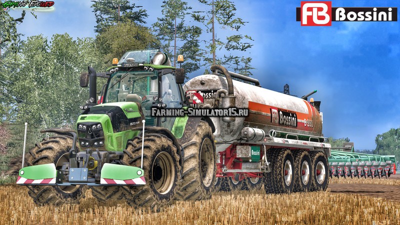 Мод трактор DEUTZ FAHR TTV 7250 V5.0 Farming Simulator 2015