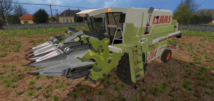 Мод комбайн Claas Mega 204 v 1.0 Farming Simulator 2015