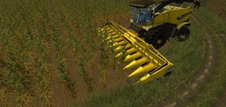 Мод жатка New Holland 12 Row Cutter for mash v 1.0 Farming Simulator 2015