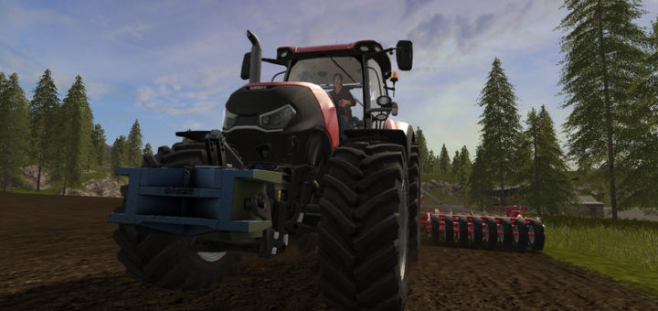 Мод противовес FS17 Case IH Optum Weight V 1.0 Farming Simulator 17