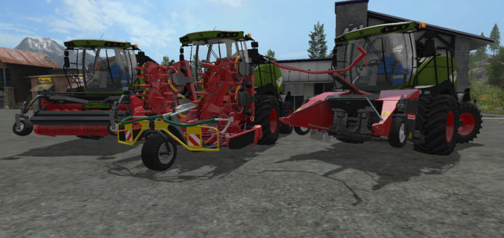 Мод комбайн FS17 Fendt Katana Pack V 1 Farming Simulator 2017