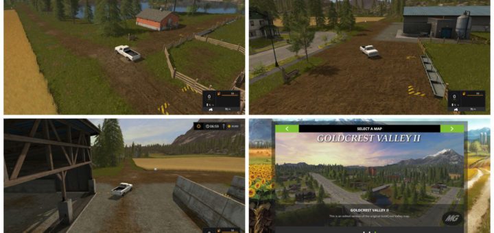 Мод карта FS17 Goldcrest Valley II V 1.0.0.0 Farming Simulator 2017
