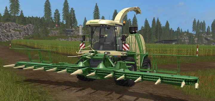 Мод комбайн FS17 KRONE BIG X 1100 PACK V1.0 Farming Simulator 17