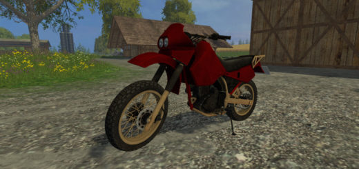 Мод мотоцикл FS17 Kawasaki KR650 V 1 Farming Simulator 2017