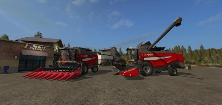 Мод комбайн FS17 LAVERDA M300/M310MCS V2.0 Farming Simulator 2017