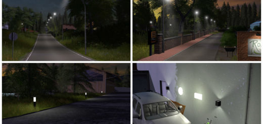 Мод FS17 Lights package extension v 1.0 Farming Simulator 2017