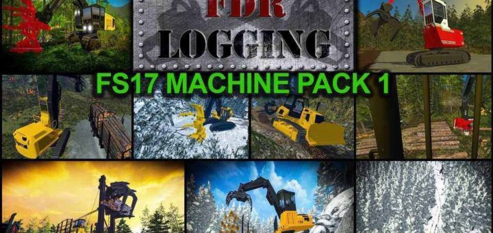 Мод ПАК FS17 MACHINE MOD PACK V1 Farming Simulator 2017