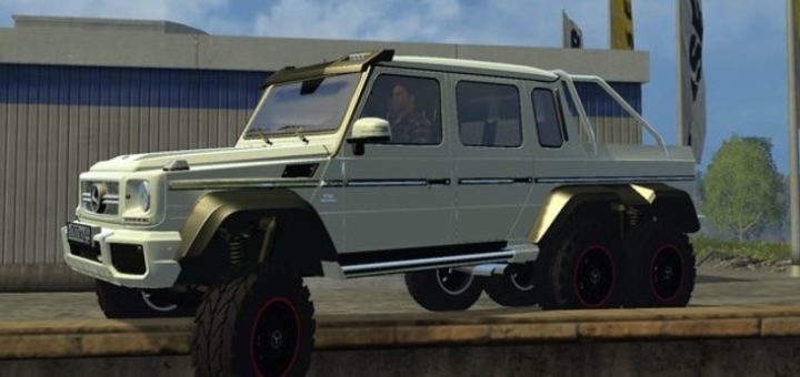 Мод авто FS17 Mercedes Benz G 65 AMG 6×6 V 1 Farming Simulator 17