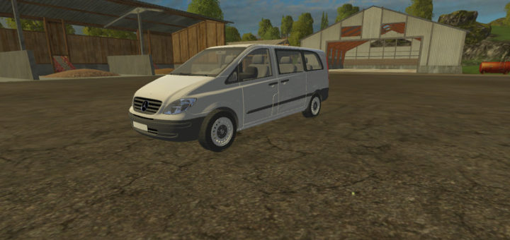 Мод авто FS17 Mercedes Benz Vito 2005 V 1 Farming Simulator 2017