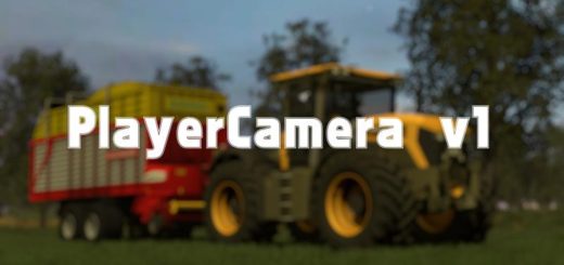 Мод FS17 PLAYER CAMERA Farming Simulator 17