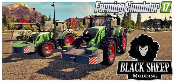 Мод противовесы FS17 Pack 2 Front weight AGRI-WELD with Fuel V 1.0.0 Farming Simulator 2017