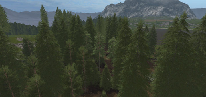 Мод FS17 Placeable Pine (Standard Set) V 1 Farming Simulator 17